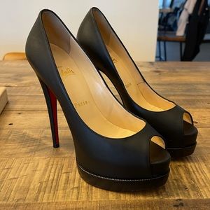 Christian Louboutin Very Prive 120 Leather Blk
